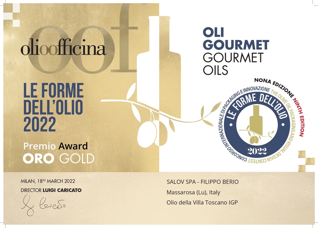 Filippo Berio e Sagra premiati nella sezione Le Forme dell’Olio a Olio Officina Festival 2022