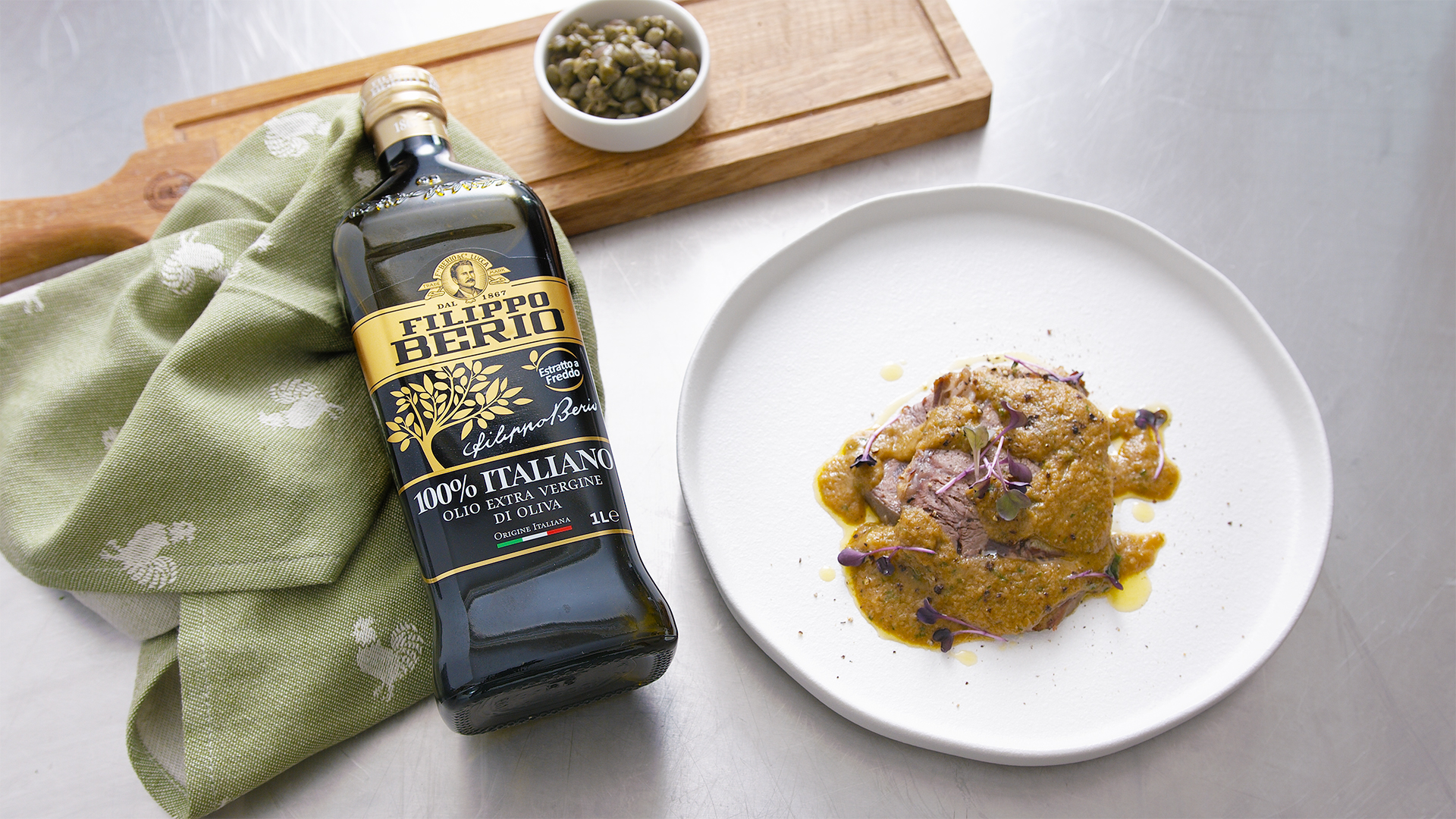 Filippo Berio 100% Italian: Extra Virgin Olive Oil to enhance traditional Easter dishes