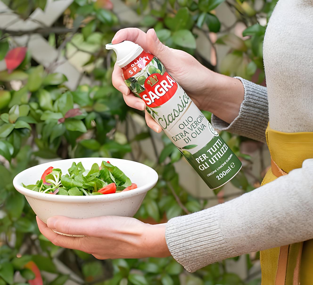 Gli Oli Spray Sagra accompagnano con gusto le nuove abitudini in cucina